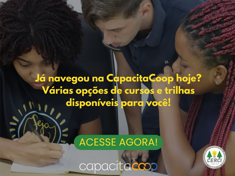 CapacitaCoop, Cooperativismo, Ensino a Distância, CERCI, Sistema OCB